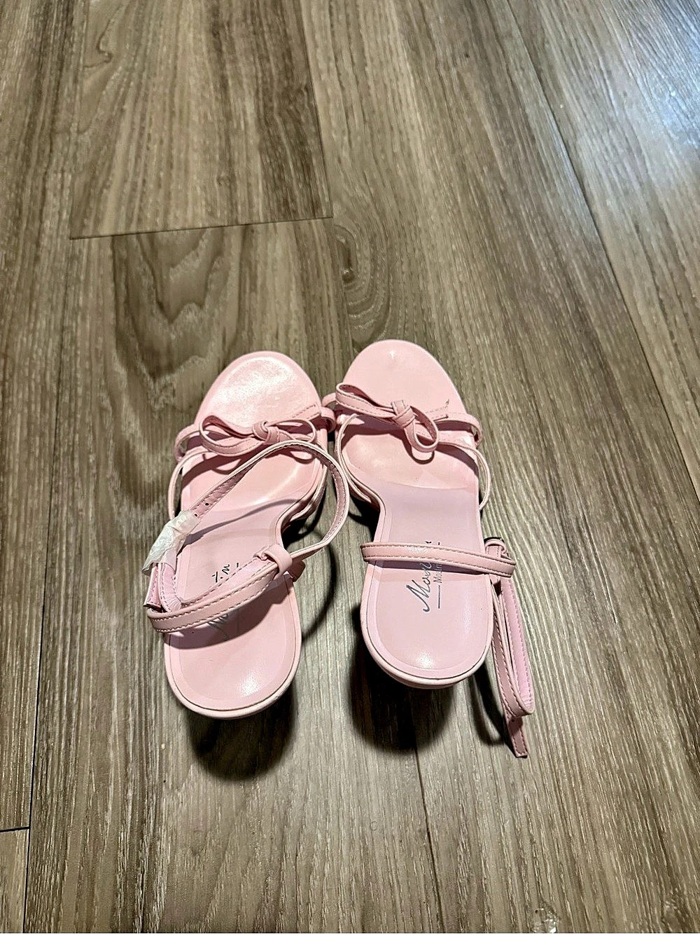 Pink Strappy Sandals